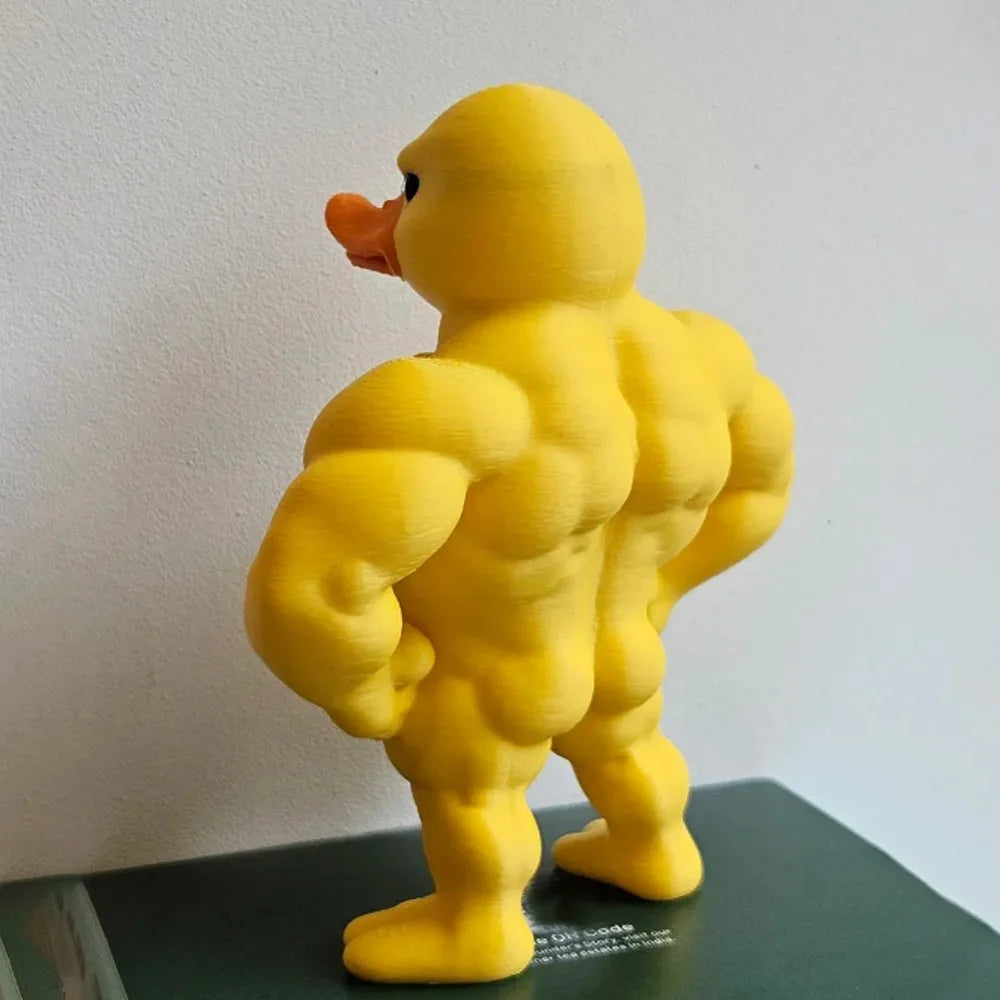 Muscle Duck 3D Statue