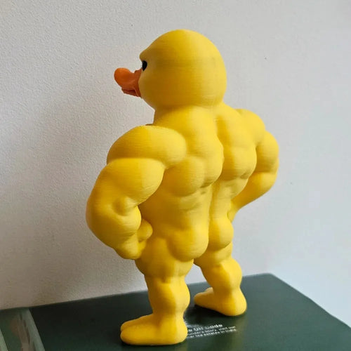 Muscle Duck 3D Statue