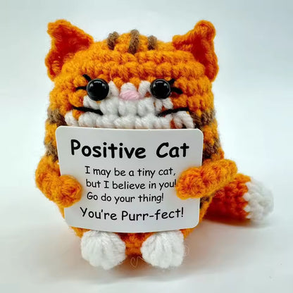 Crochet Positive Cat