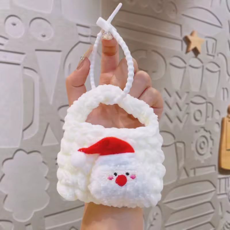 Crochet Christmas Bag Keychain