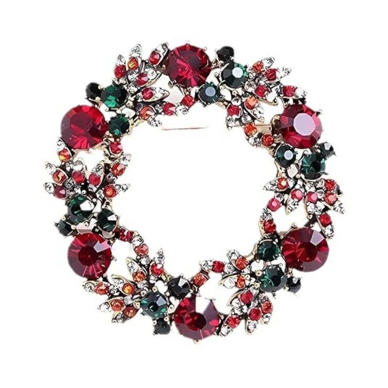 Christmas Wreath Brooch