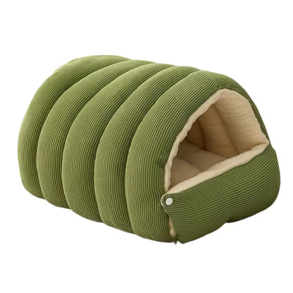 Cozy Foldable Pet Cave Bed Pet House Bed QH5