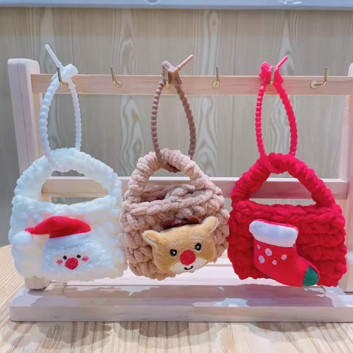 Crochet Christmas Bag Keychain