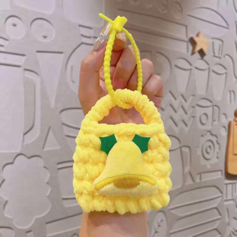 Crochet Christmas Bag Keychain