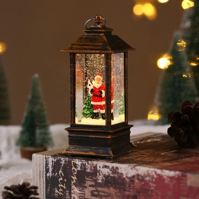 Christmas Snow Globe Lantern
