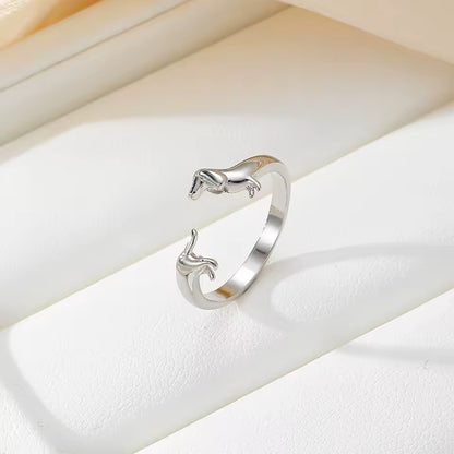 Dachshund Open Ring