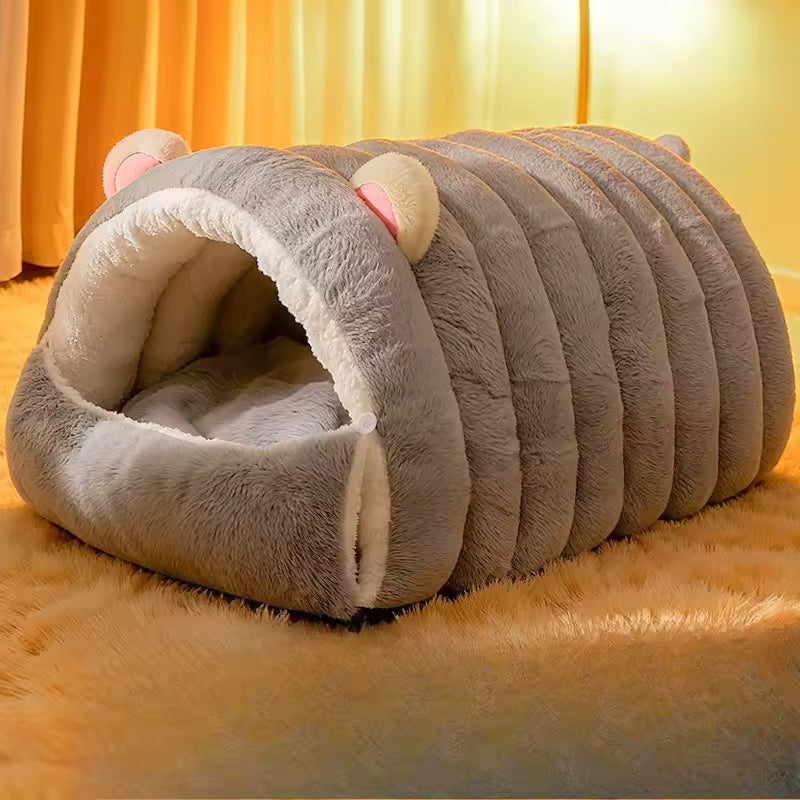 Cute Removable & Washable Warm Pet Sleeping Nest Pet House Bed QH10