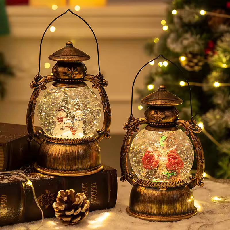 Christmas Snow Globe Lantern 2