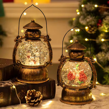 Christmas Snow Globe Lantern 2