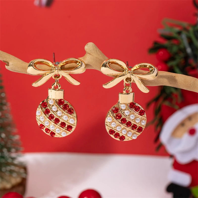 Christmas Bauble Earrings