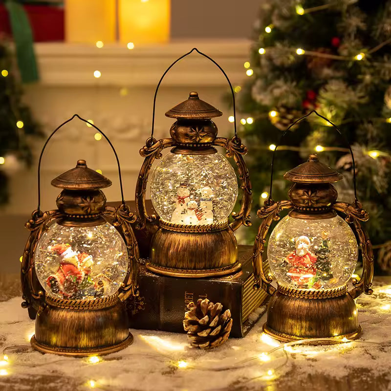 Christmas Snow Globe Lantern 2