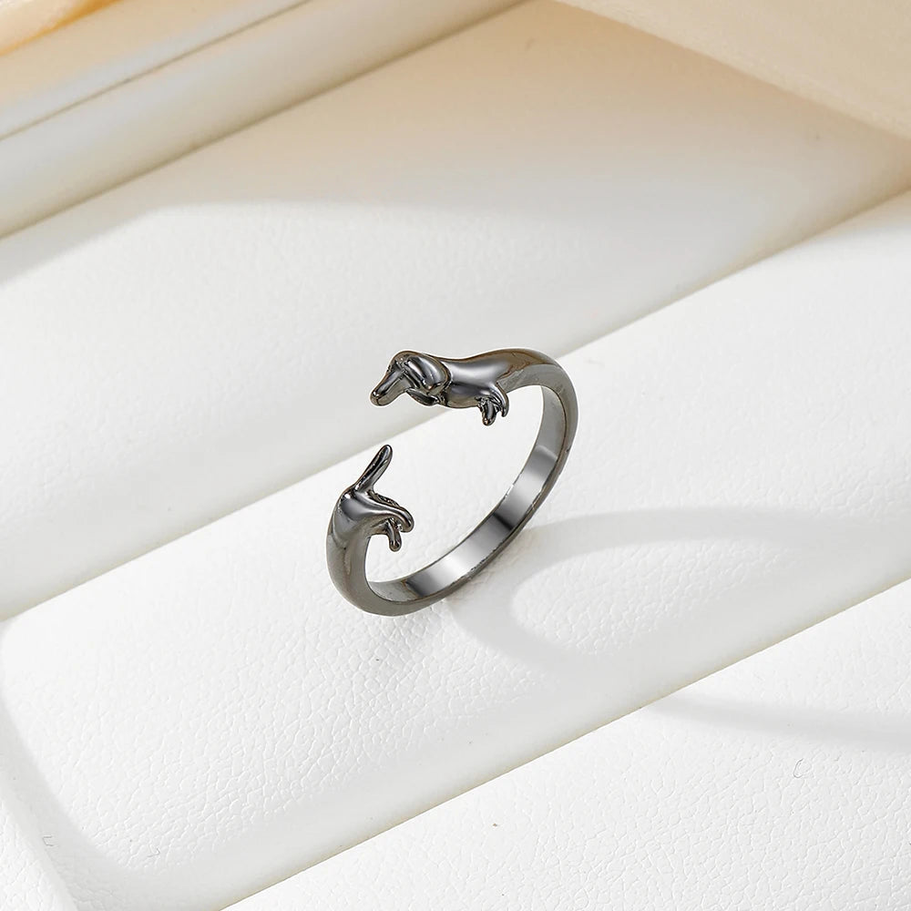 Dachshund Open Ring