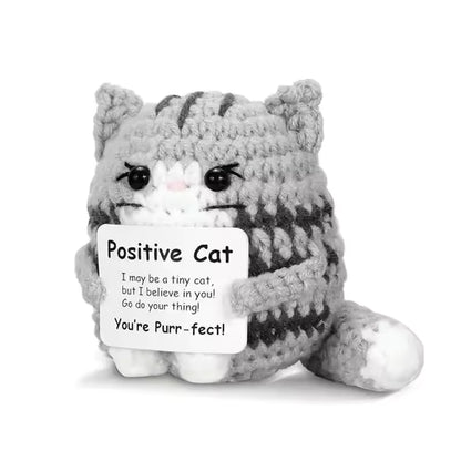 Crochet Positive Cat