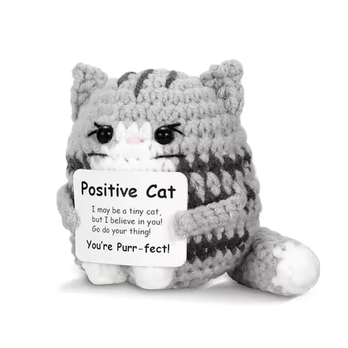 Crochet Positive Cat