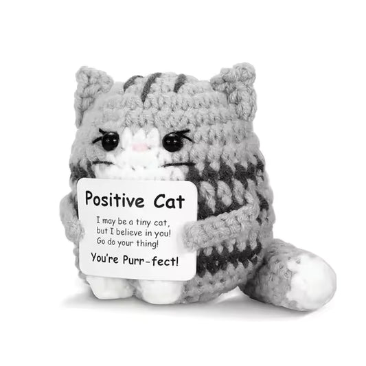 Crochet Positive Cat