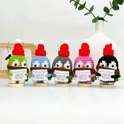 Crochet Positive Christmas Penguin