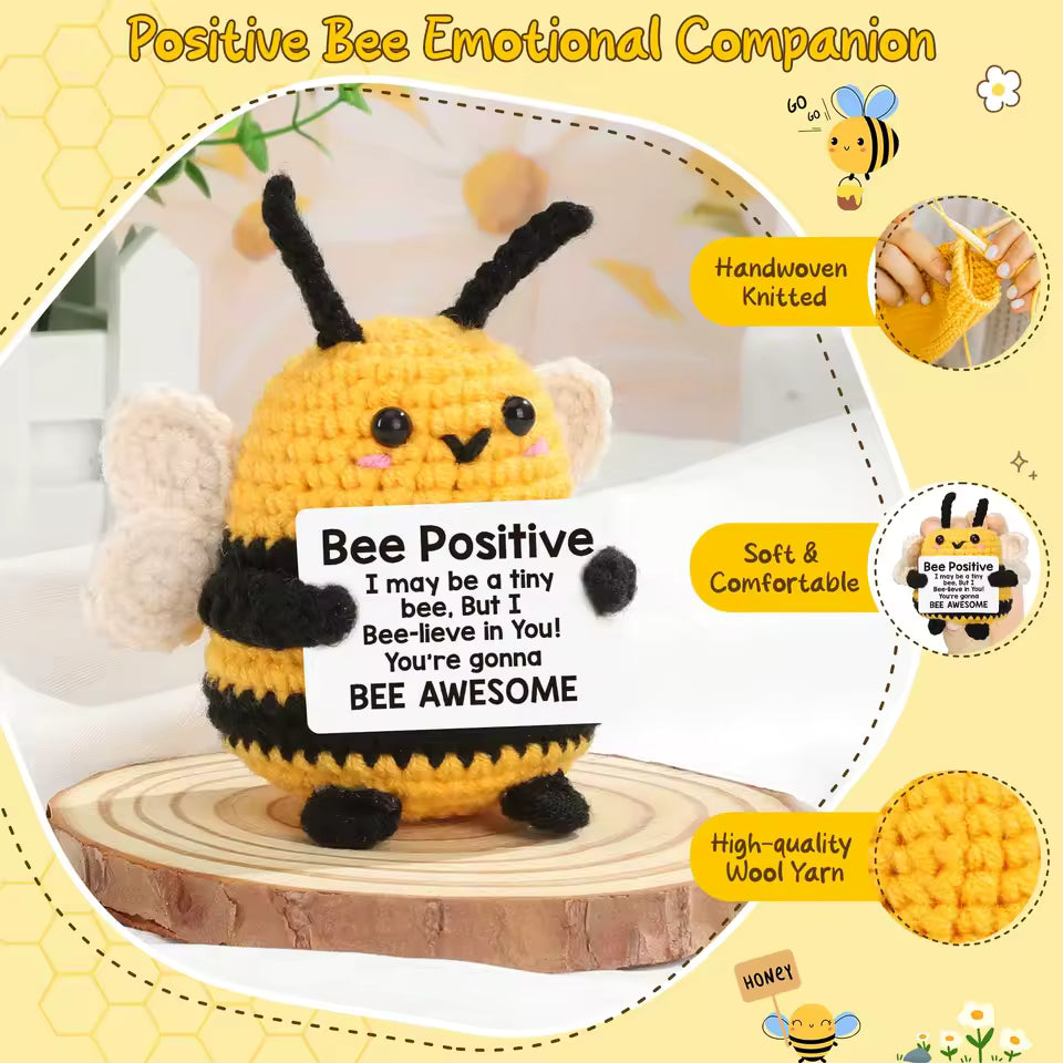 Crochet Positive Bee