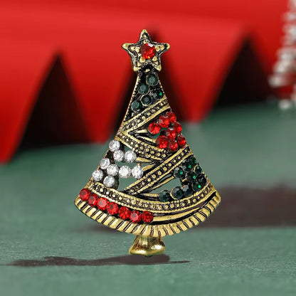 Enamel Christmas Tree Brooch