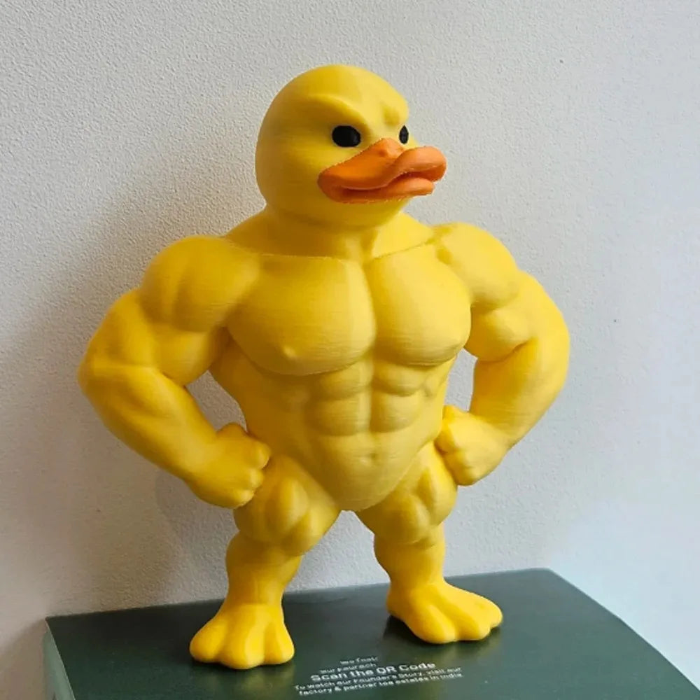 Muscle Duck 3D Statue