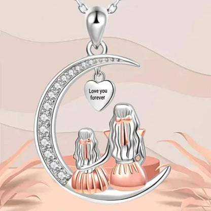 “Heartstrings” Mother-Daughter Necklace