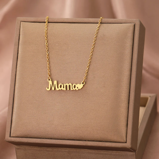 Mama Love Heart Necklace