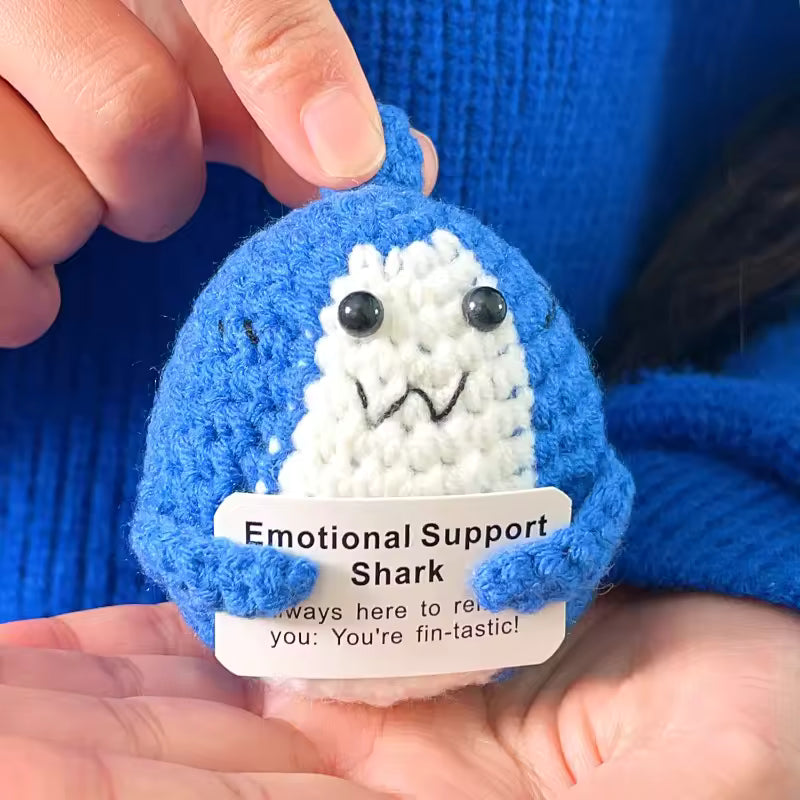 Crochet Emotional Support Shark