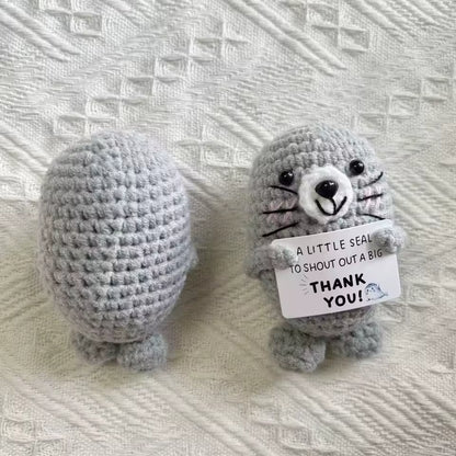 Positive Crochet Seal