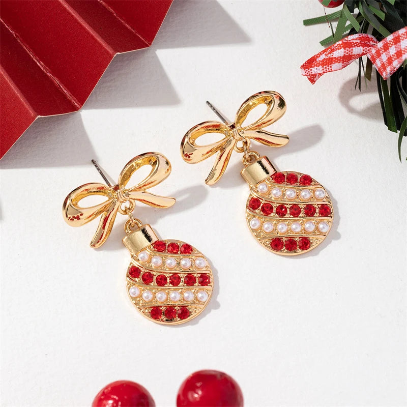 Christmas Bauble Earrings
