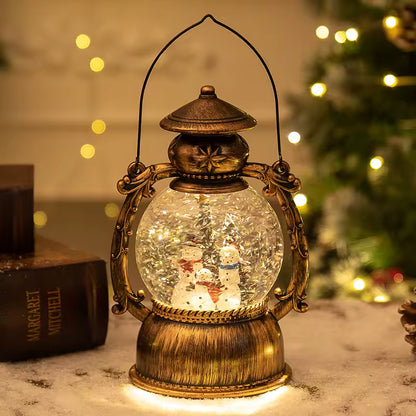 Christmas Snow Globe Lantern 2