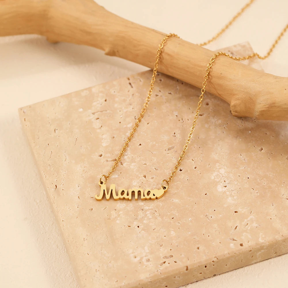 Mama Love Heart Necklace