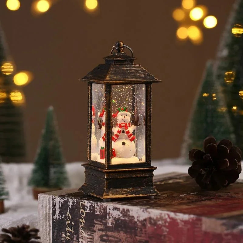 Christmas Snow Globe Lantern