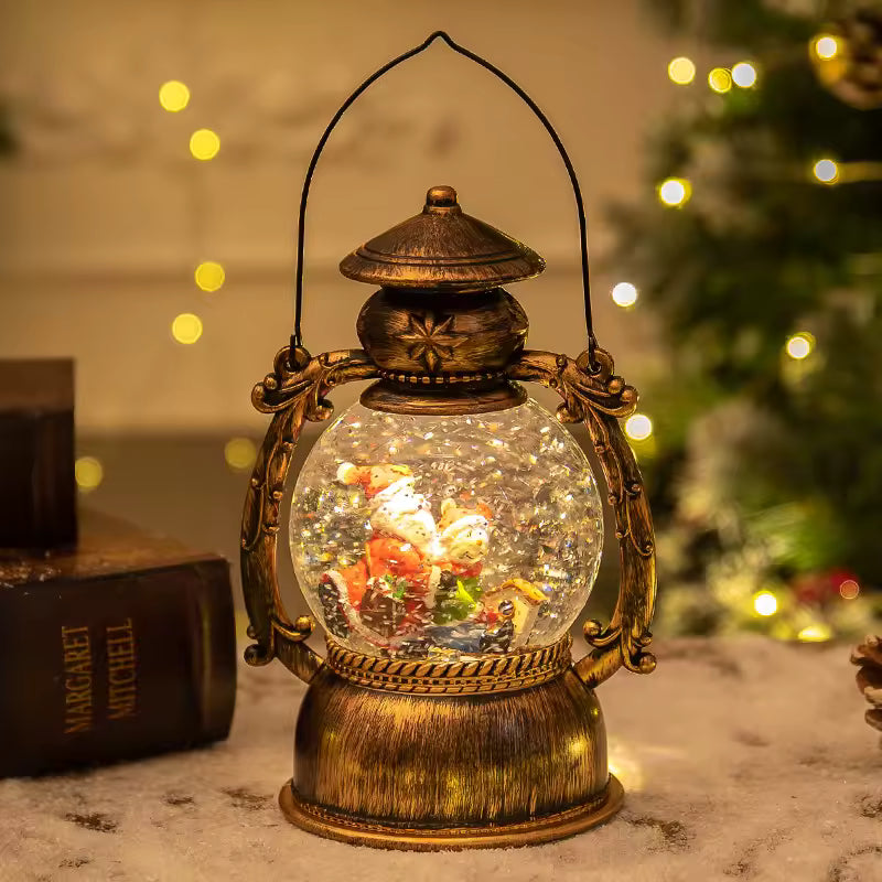 Christmas Snow Globe Lantern 2