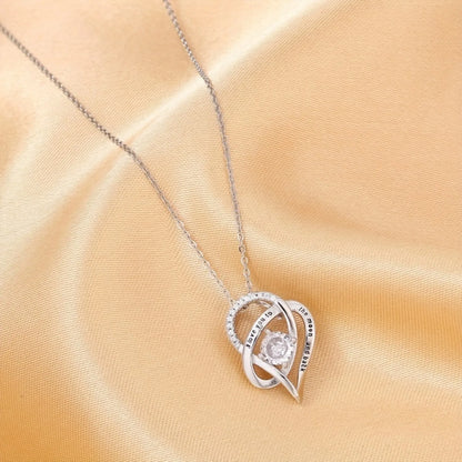"I Love You to the Moon and Back" Engraving Necklace for Daughter from Dad