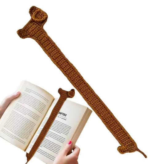 Crochet Dachshund Bookmark