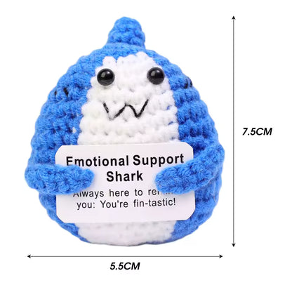 Crochet Emotional Support Shark