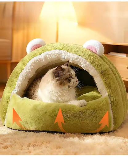 Cute Removable & Washable Warm Pet Sleeping Nest Pet House Bed QH10