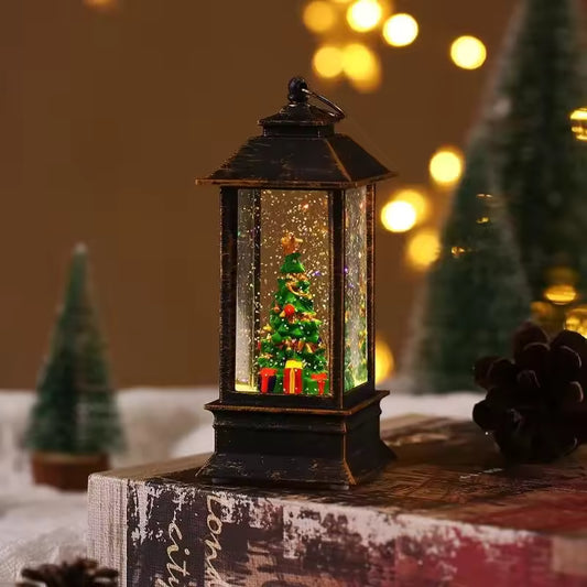 Christmas Snow Globe Lantern