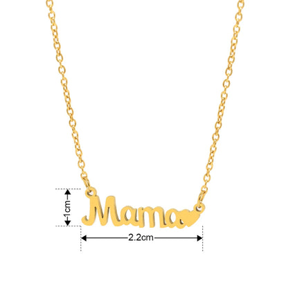Mama Love Heart Necklace