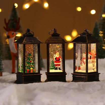 Christmas Snow Globe Lantern