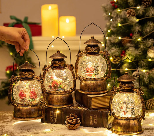 Christmas Snow Globe Lantern 2