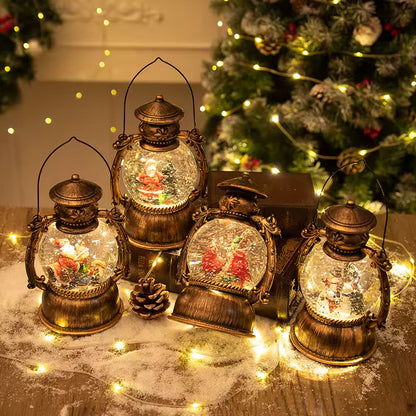 Christmas Snow Globe Lantern 2