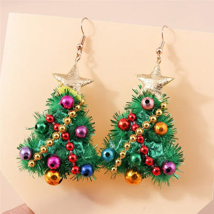 3D Cute Christmas Tree Earrings