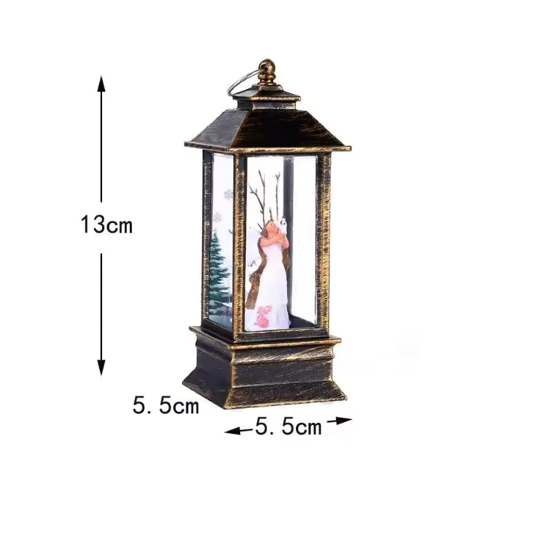 Christmas Snow Globe Lantern