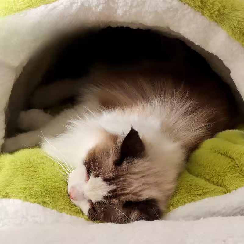 Cute Removable & Washable Warm Pet Sleeping Nest Pet House Bed QH10