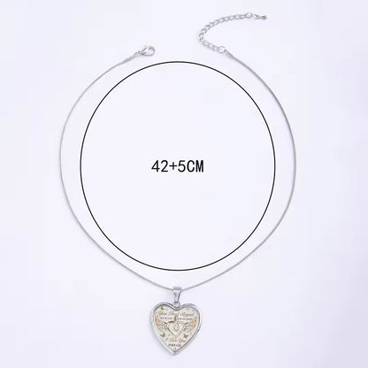 "Your Heart Stopped But My Love For You Did Not" Pendant Necklace