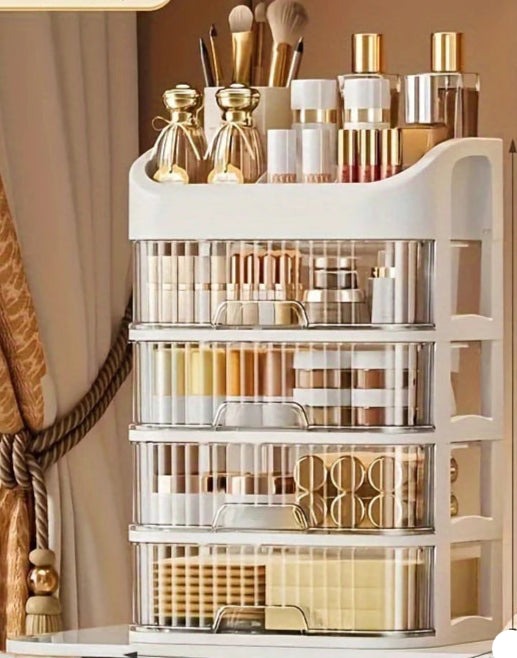 Cetosy™ Winnie - Large Capacity Makeup & Jewelry Storage Box, Multi-layer Organizer
