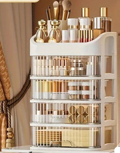 Cetosy™ Winnie - Large Capacity Makeup & Jewelry Storage Box, Multi-layer Organizer