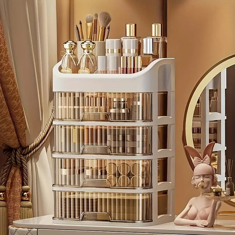 Cetosy™ Winnie - Large Capacity Makeup & Jewelry Storage Box, Multi-layer Organizer