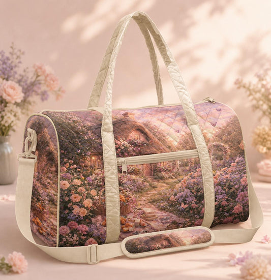 Secret Garden Quilted Travel Bag CETG16