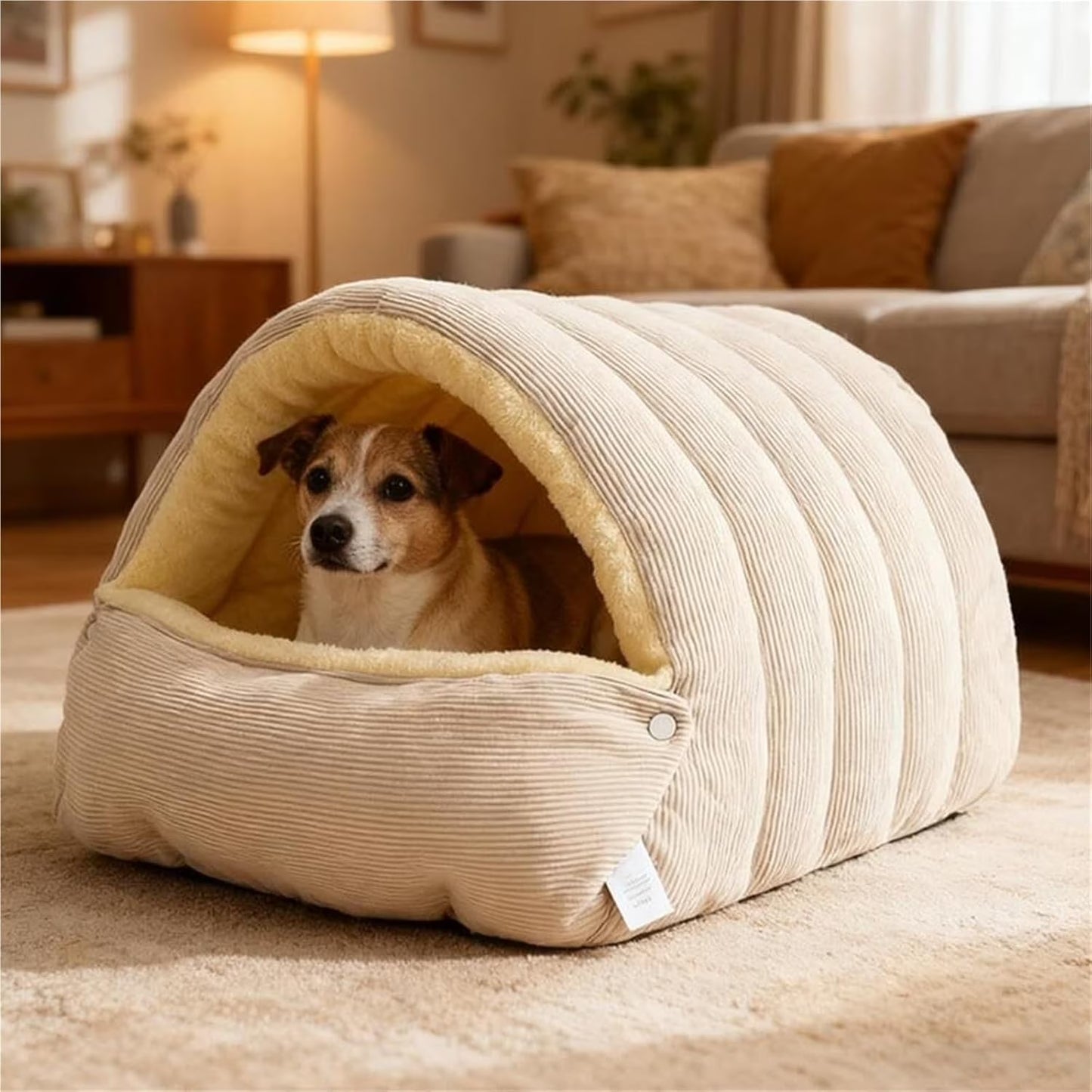 Cozy Foldable Pet Cave Bed Pet House Bed QH5